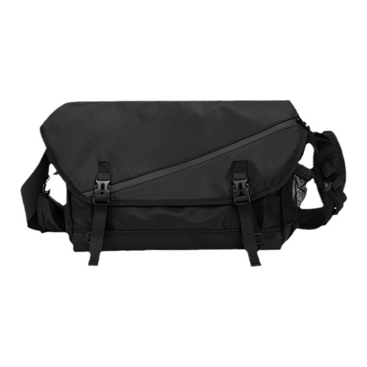 

ALNI BITTON Кожаная сумка через плечо мужская черная, Trumpets Black