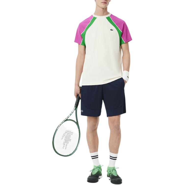 Ультрасухие тянущиеся теннисные шорты LACOSTE, синий — фото 4