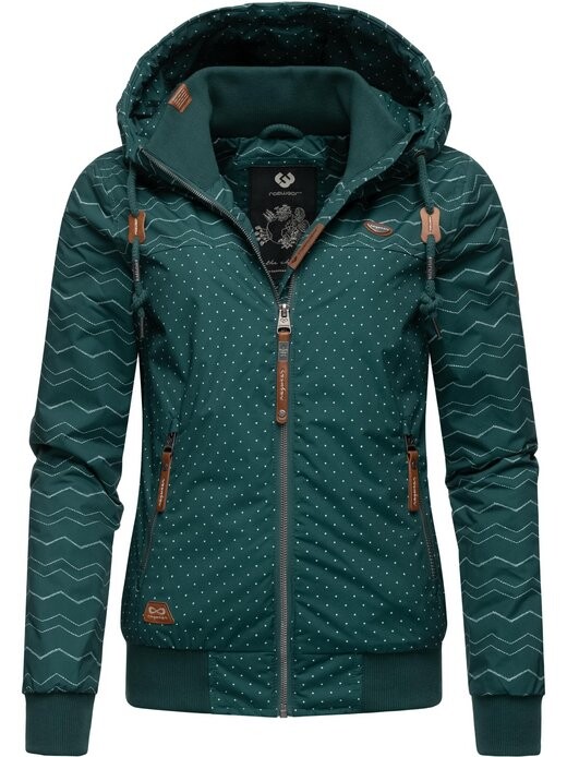 

Зимняя куртка нугги зигзаг междунар. Ragwear, синий