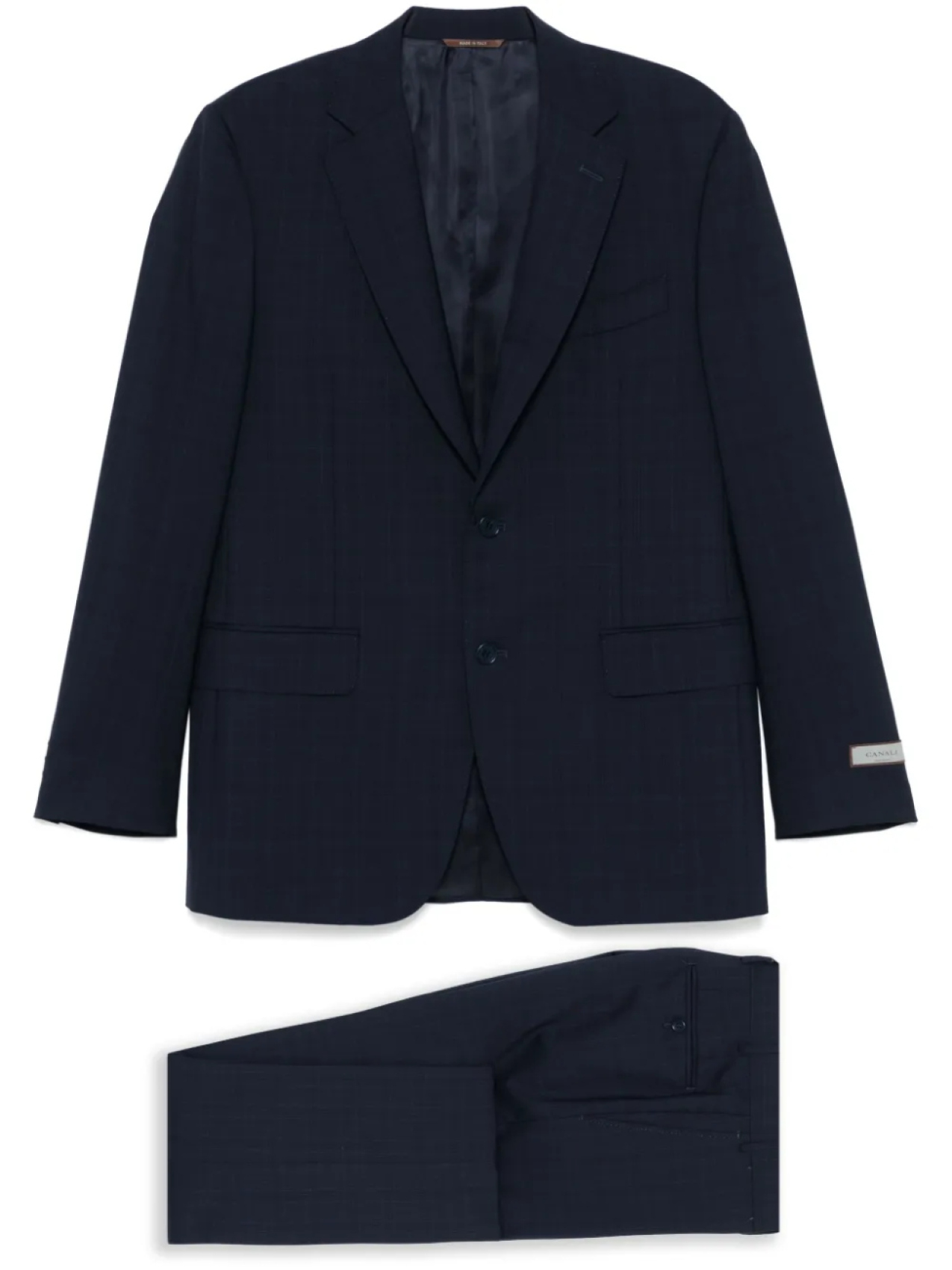 

Canali шерстяной костюм, синий