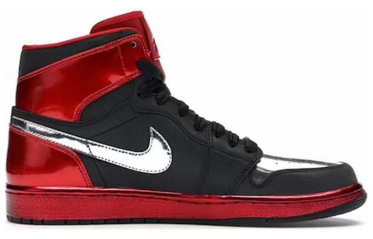 Ретро High OG Legends Of Summer Black 3M Sample Jordan, черный/красный — фото 3