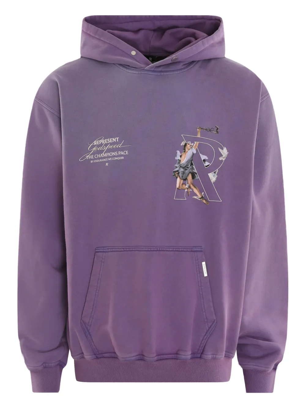 

Худи Hermes Represent, фиолетовый