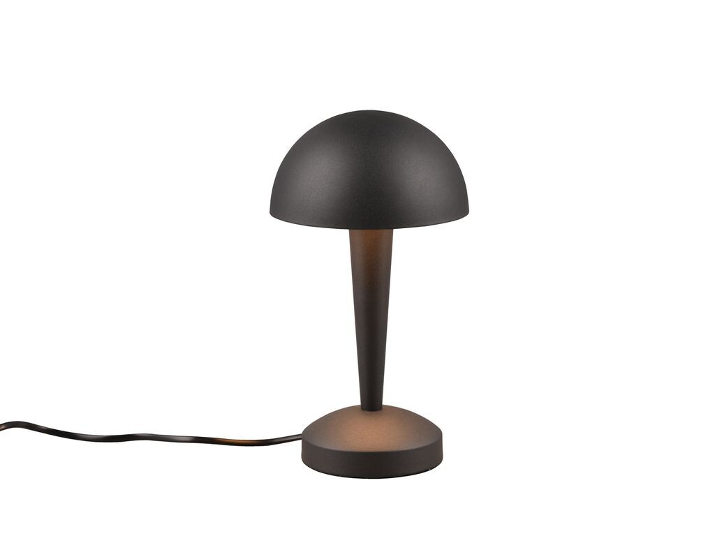 

Настольная лампа CANARIA матовый черный/золотой внутри 1x E14, высота ок. 26 см. Reality Leuchten