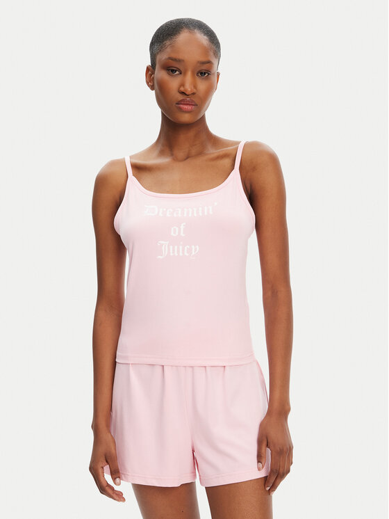 

Топ slim fit Dream Of Vest JCLCT125505 Juicy Couture, розовый