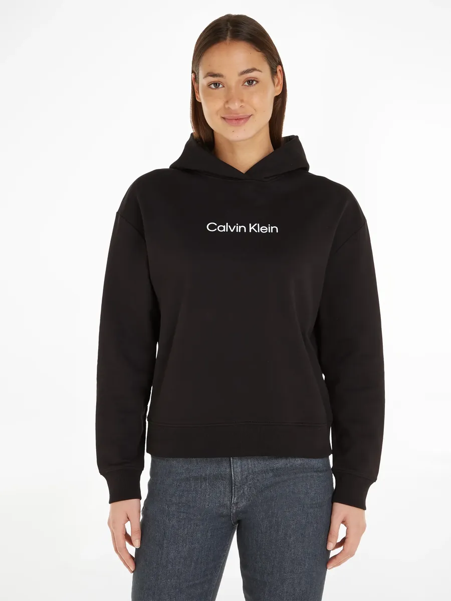 

Толстовка Calvin Klein с капюшоном "HERO LOGO HOODY" и логотипом Calvin Klein на груди, черный