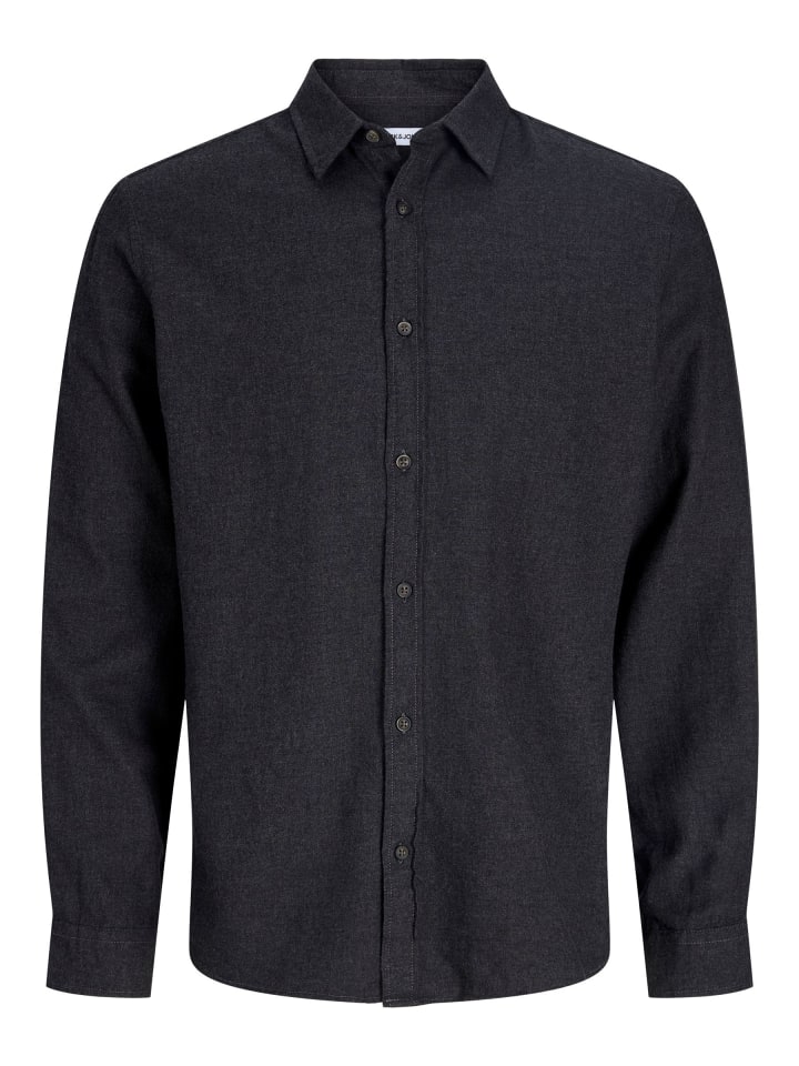 

Рубашка Jack & Jones, темно-серый меланж