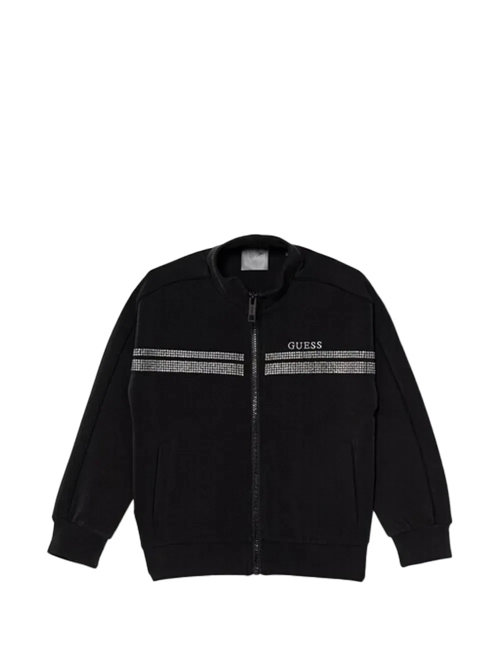 Расшитая толстовка на молнии GUESS Kids, черный