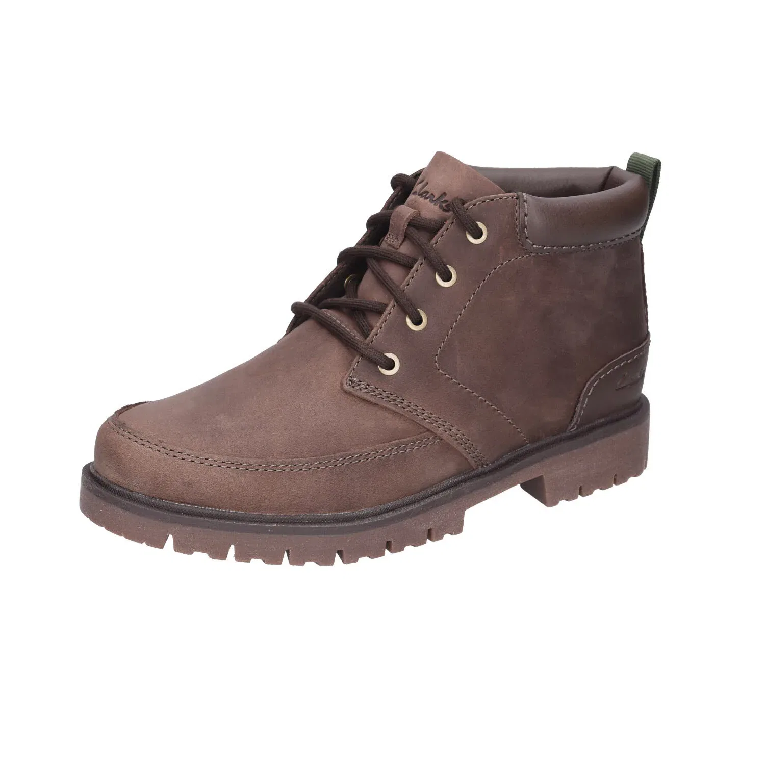Сапоги зимние, Clarks, коричневый