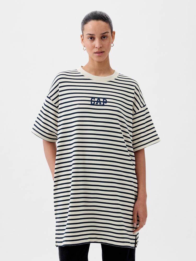 

Платье оверсайз с логотипом Gap, синий