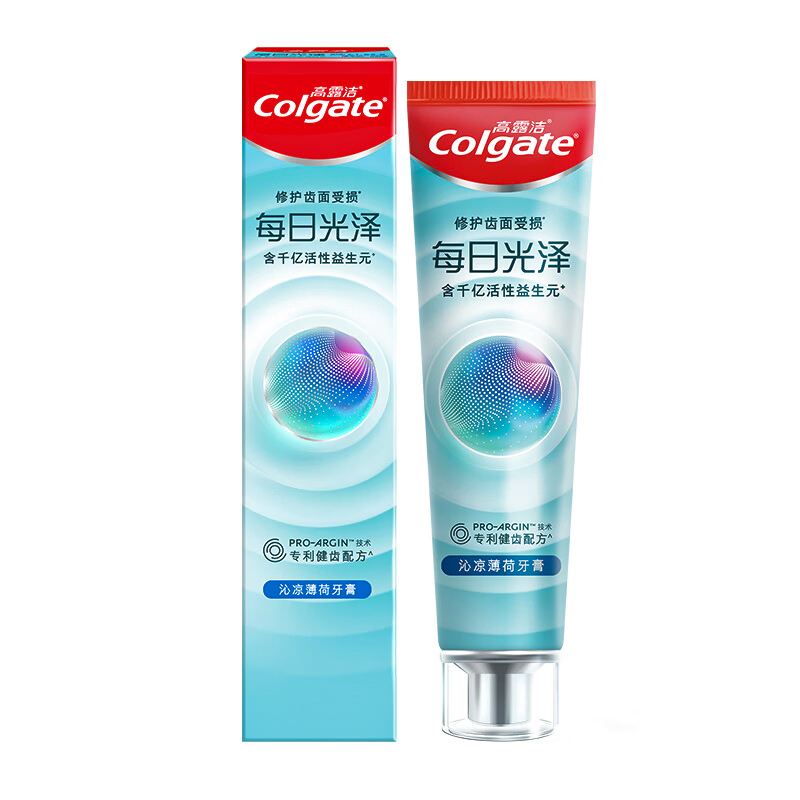 COLGATE Ежедневная зубная паста Shiny Herbal Mint для свежести дыхания, очищения и освежения 160г/120г Other — фото 3