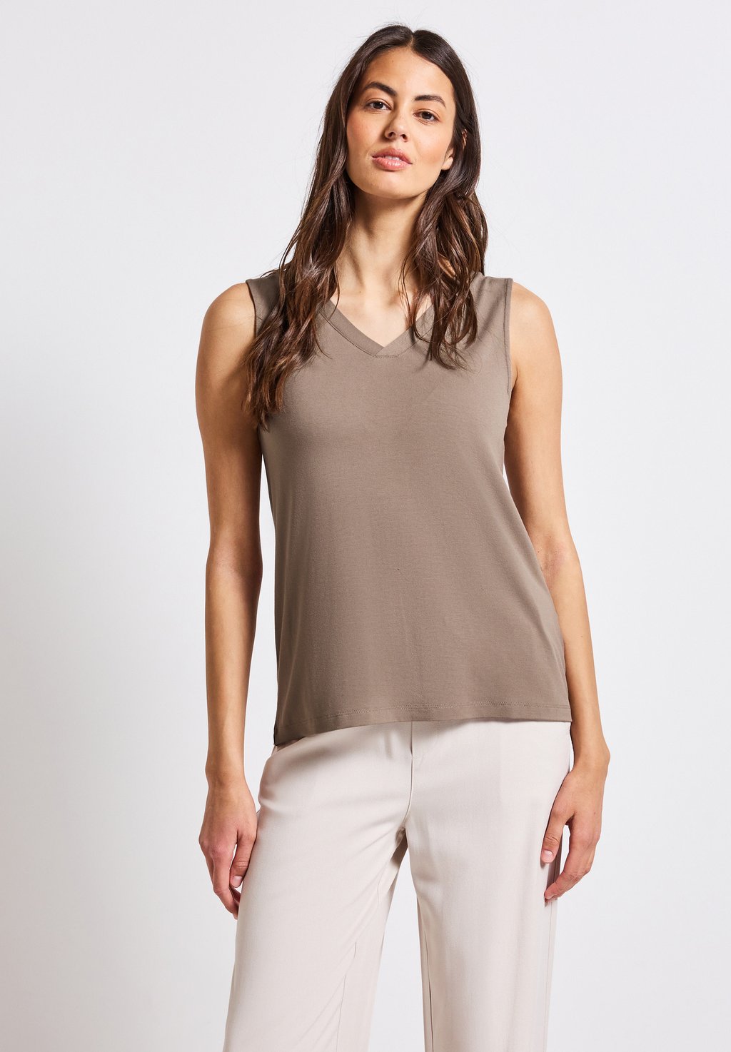 

Топ V-NECK Street One, цвет Braun