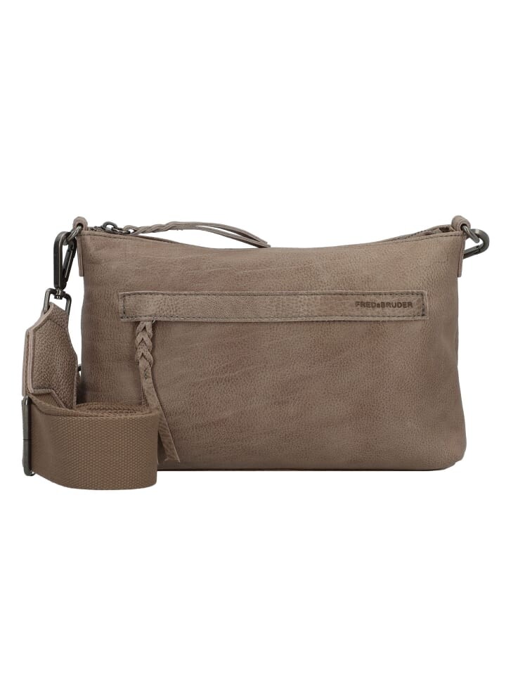

Сумка через плечо FREDs BRUDER Leder 27 cm, цвет soft taupe