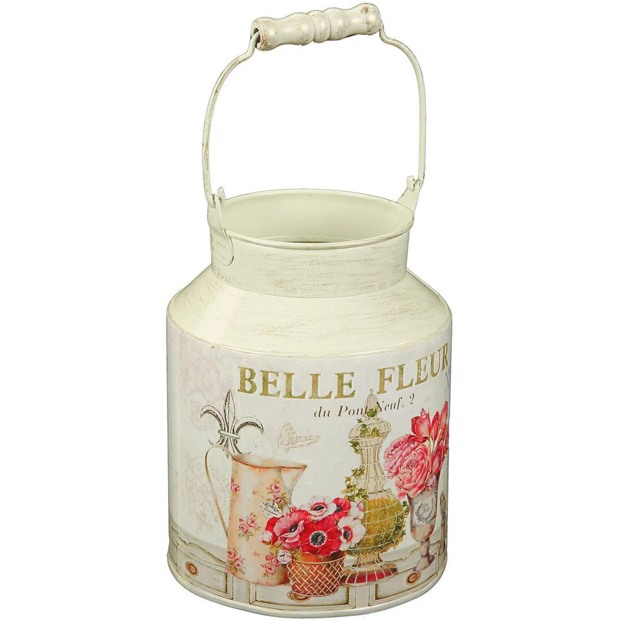 

Ambiente Haus декоративная ваза «Молочник Fleur», (1 шт.), цвет creme
