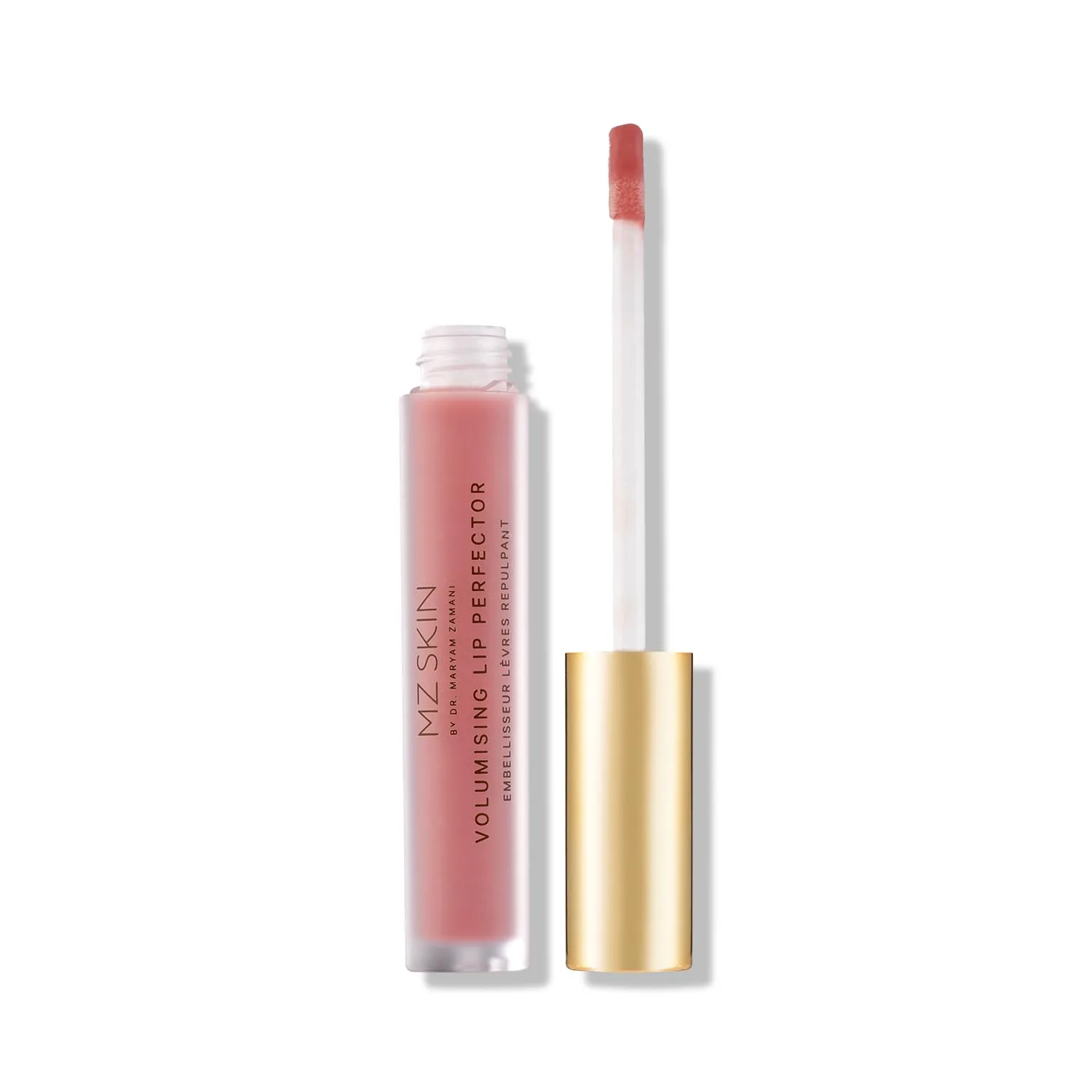 MZ SKIN Volumising Lip Perfector 0.10 fl oz | Пептидный блеск для губ с гиалуроновой кислотой и мятой | Увлажняет, разглаживает и увеличивает объем губ Mz Skin By Maryam Zamani Md, Coral