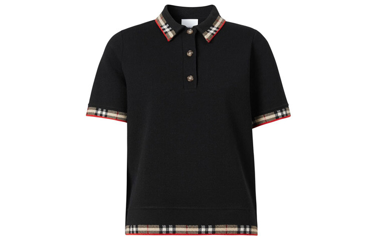 

Женская рубашка поло Burberry, цвет Black