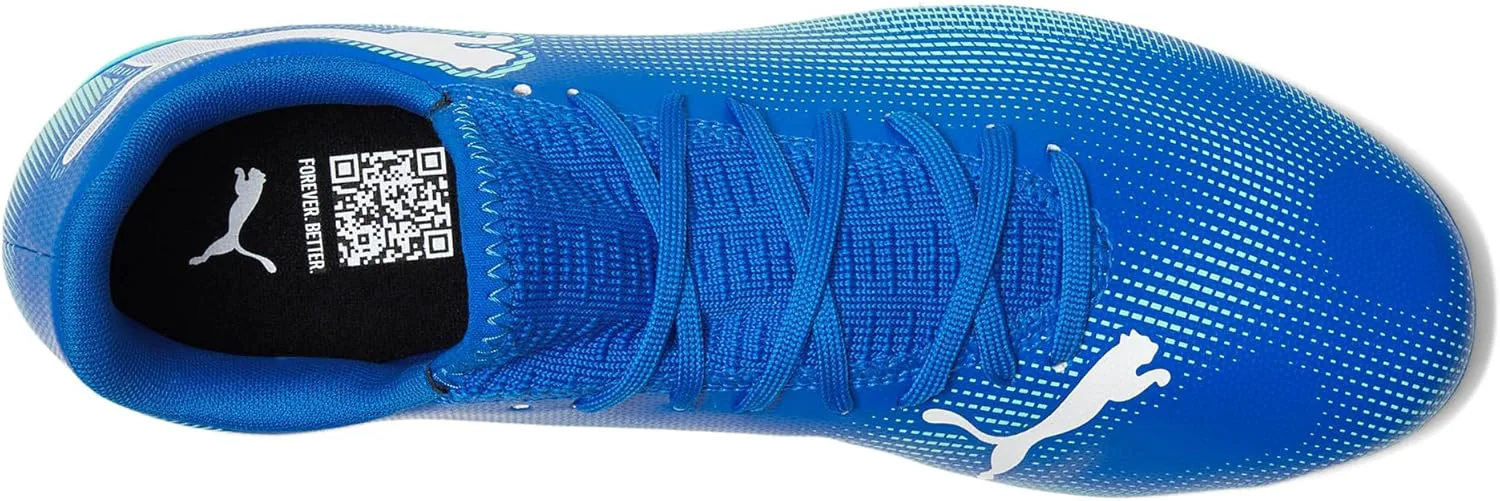 

Футбольные бутсы Puma Men's Future 7 Play Firm для искусственного газона, синий/мятный/белый