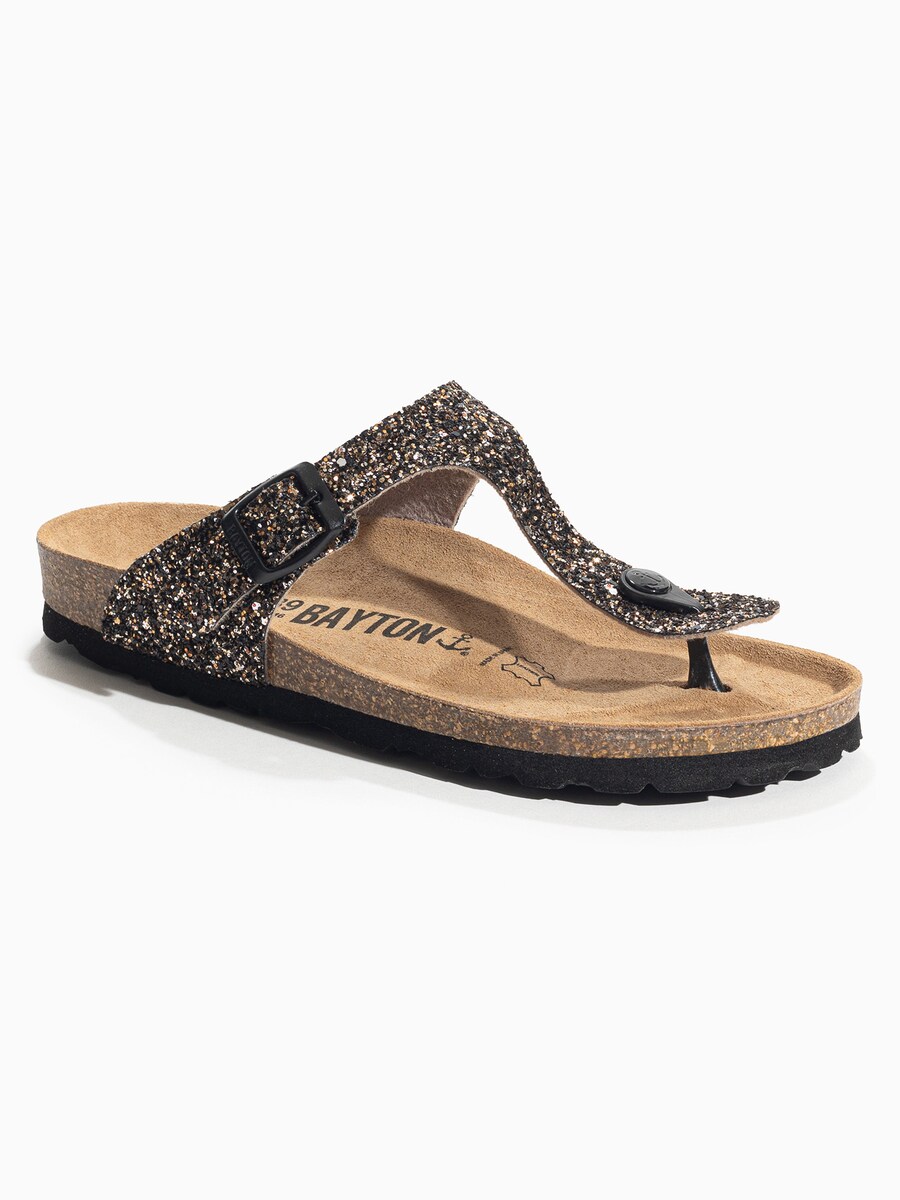 Сандалии с т-образным ремешком Bayton T-Bar Sandals Melia, бронзовый — фото 3