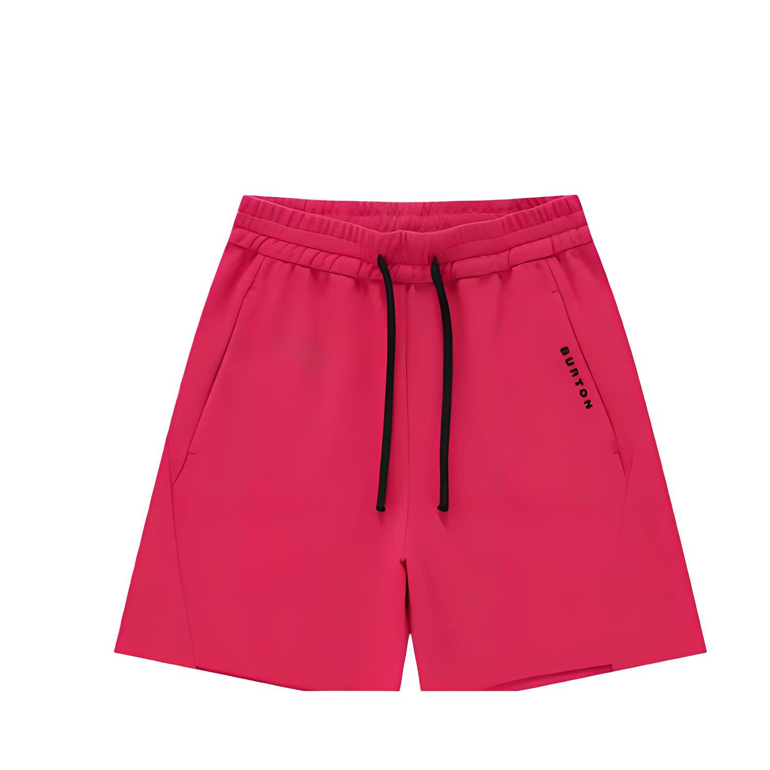 

ПИКЕ Повседневные шорты женские Розово-красные BURTON