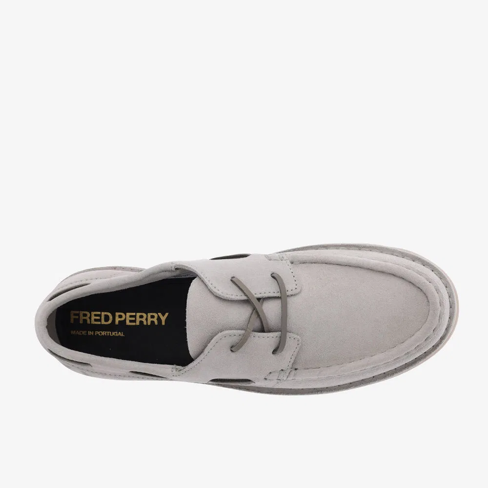 Мужские замшевые мокасины Midden Suede цвета Light Oyster от Fred Perry — фото 3