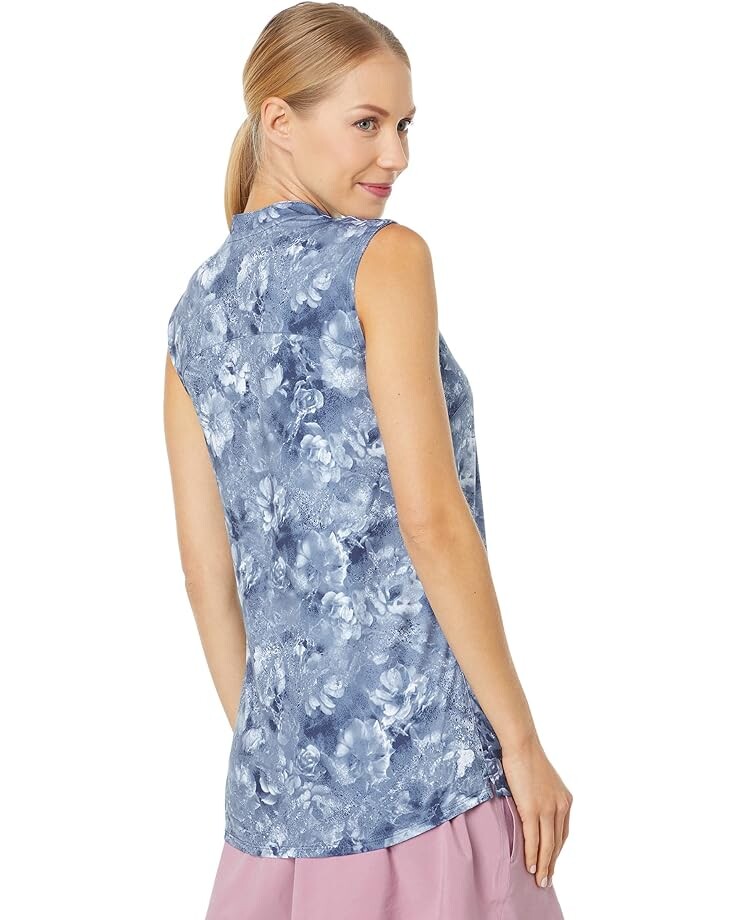 

Поло Puma Cloudspun Iris Sleeveless Polo, цвет Navy Blazer/Bright White