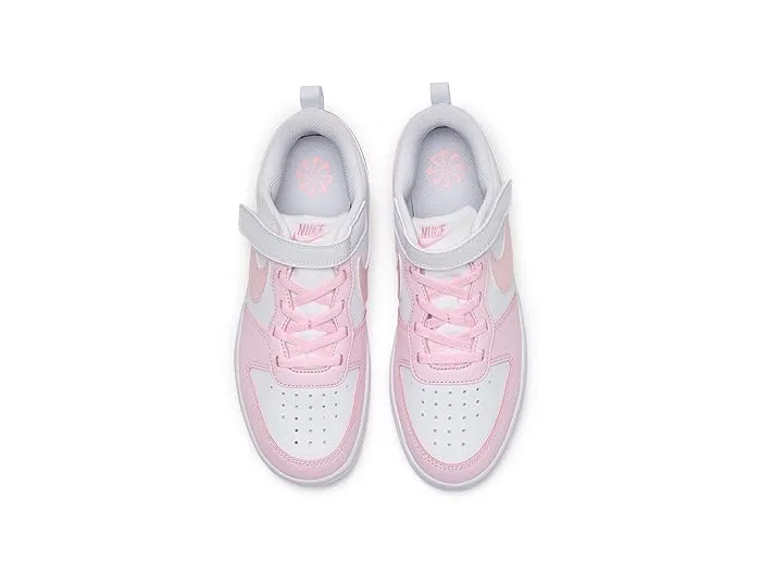 Кроссовки Nike Kids Court Borough Low Recraft, White/Pink Foam — фото 3