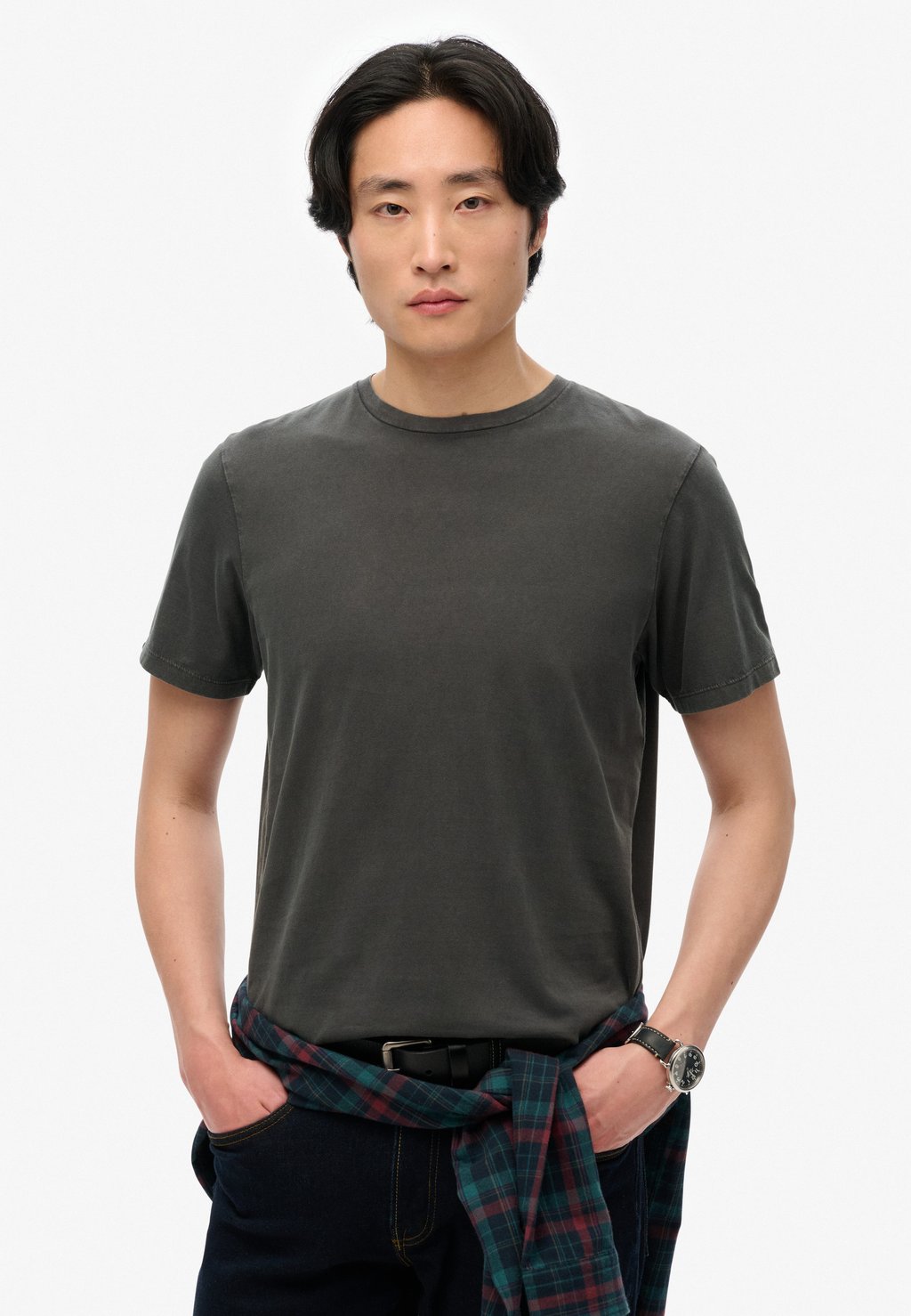 

Базовая футболка ESSENTIAL Superdry, темно-серый
