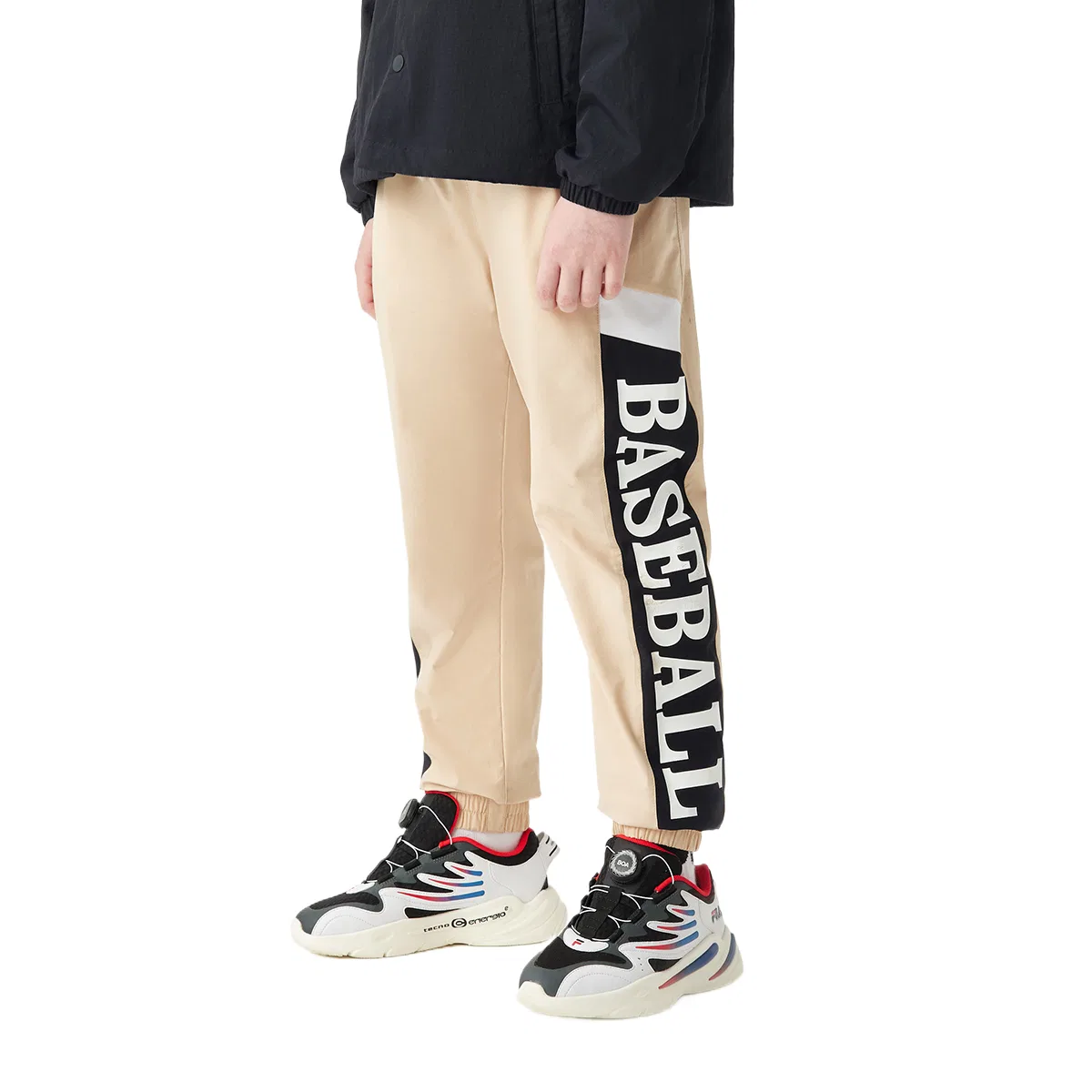 Спортивные штаны FILA KIDS Mysterious Khaki — фото 4