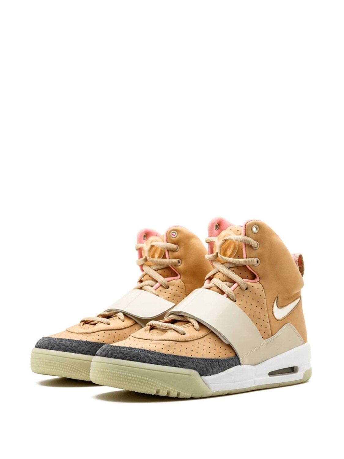 Nike высокие кроссовки Air Yeezy, нейтральный цвет — фото 2