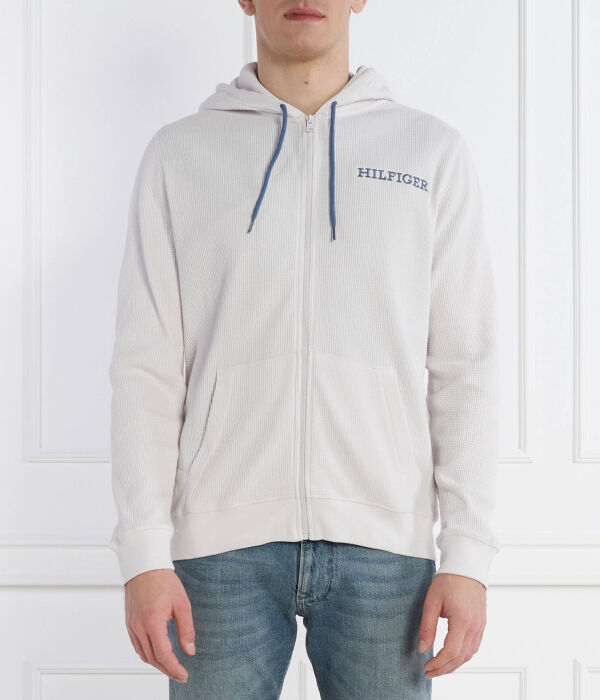 

Толстовка мужская Tommy Hilfiger с капюшоном на молнии, экрю