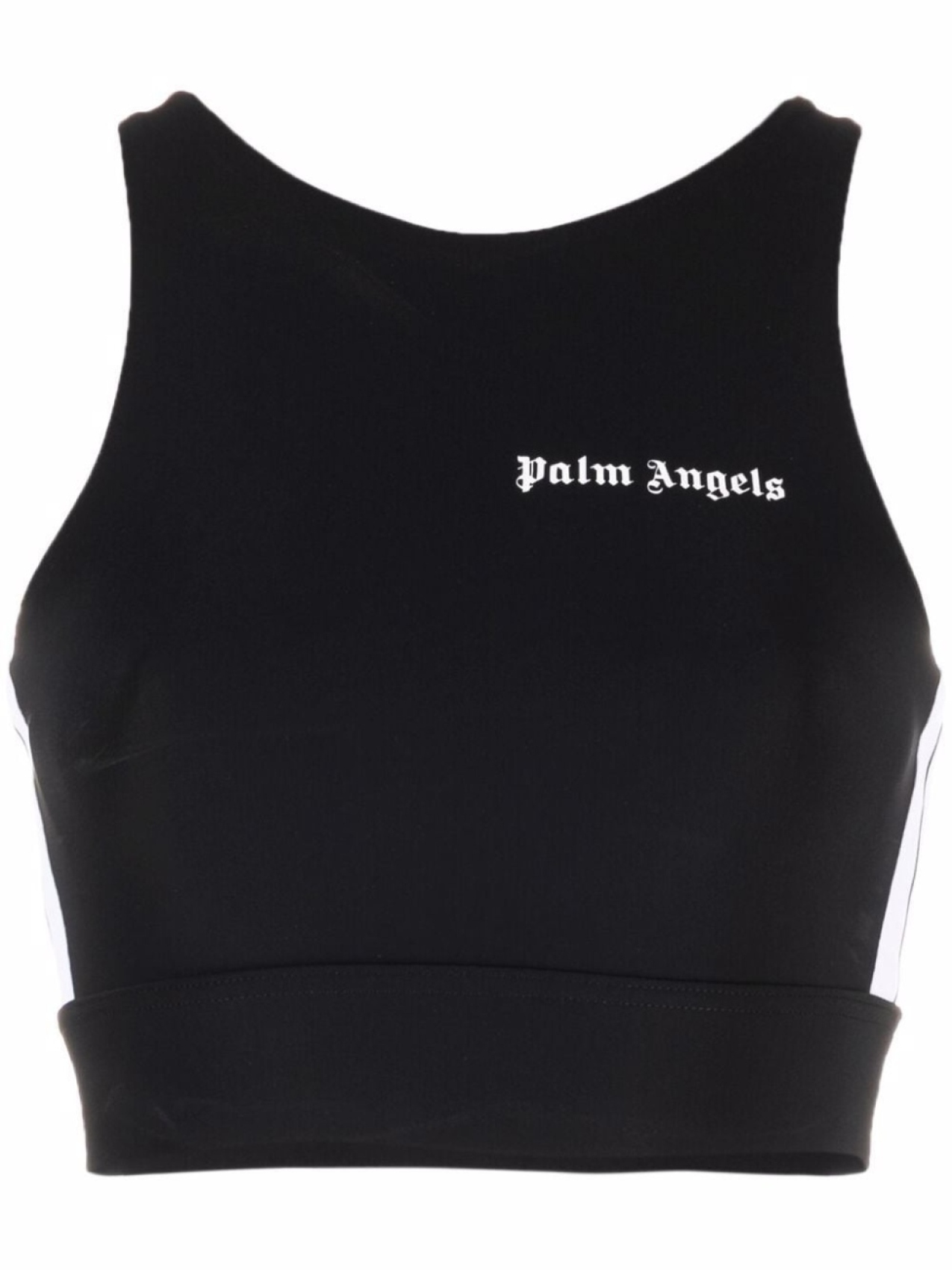 

Palm Angels укороченный топ с полосками, черный