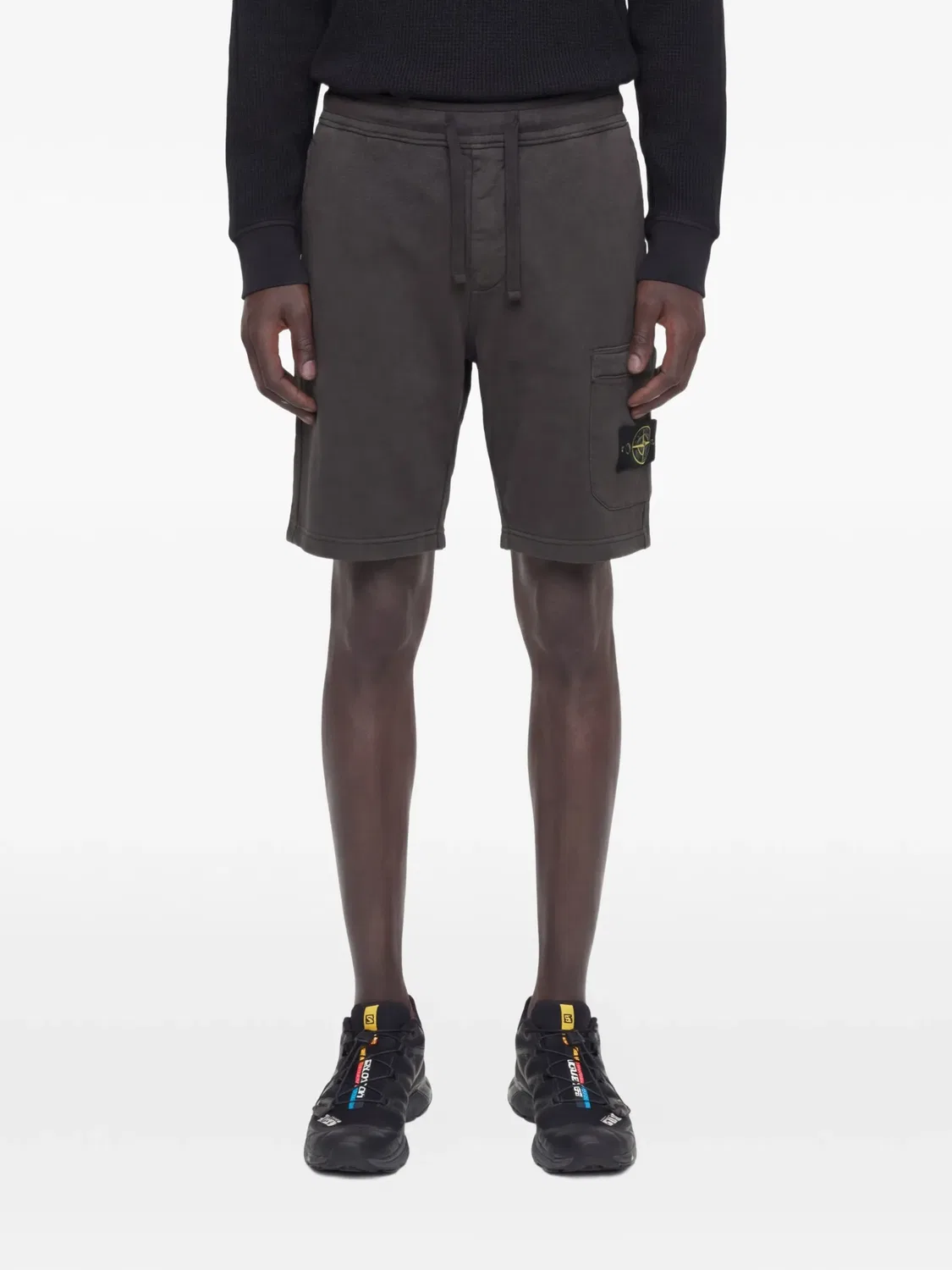 Шорты с накладным карманом Stone Island, серый