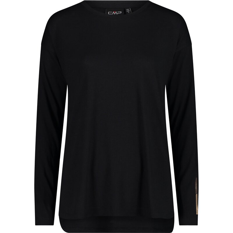 

Женская футболка-свитшот Cmp, цвет nero