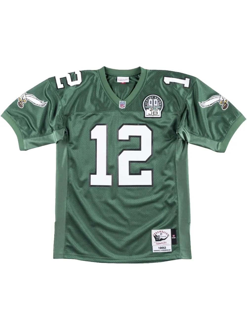 

Топ Philadelphia Eagles 1992 Randall Cunningham Mitchell & Ness, зеленый
