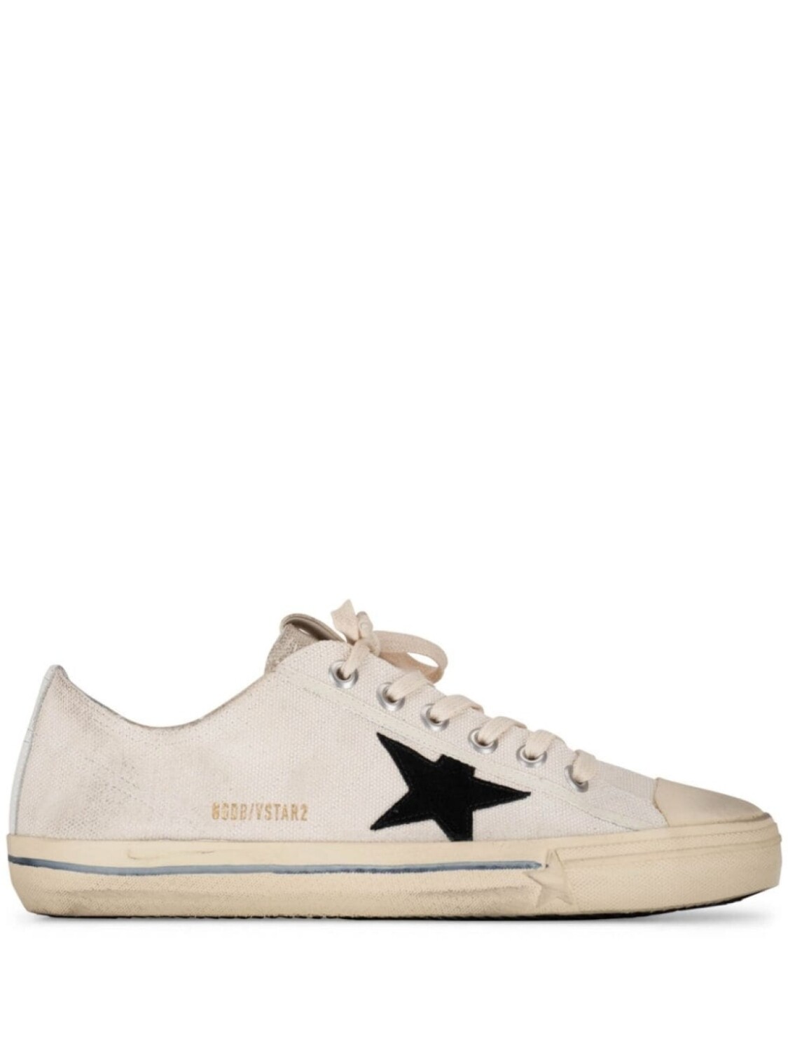 

Golden Goose кеды V-Star с эффектом потертости, белый