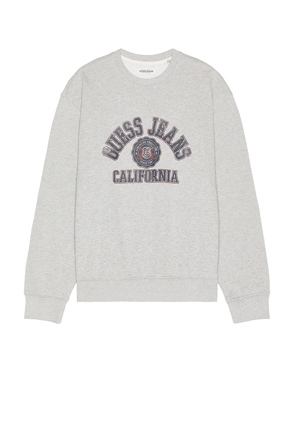 

Принтованый свитшот Guess Jeans, medium grey heather