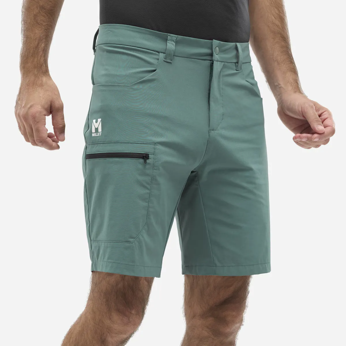 

UBIC STRETCH SHORT M Мужские шорты Millet, зеленый
