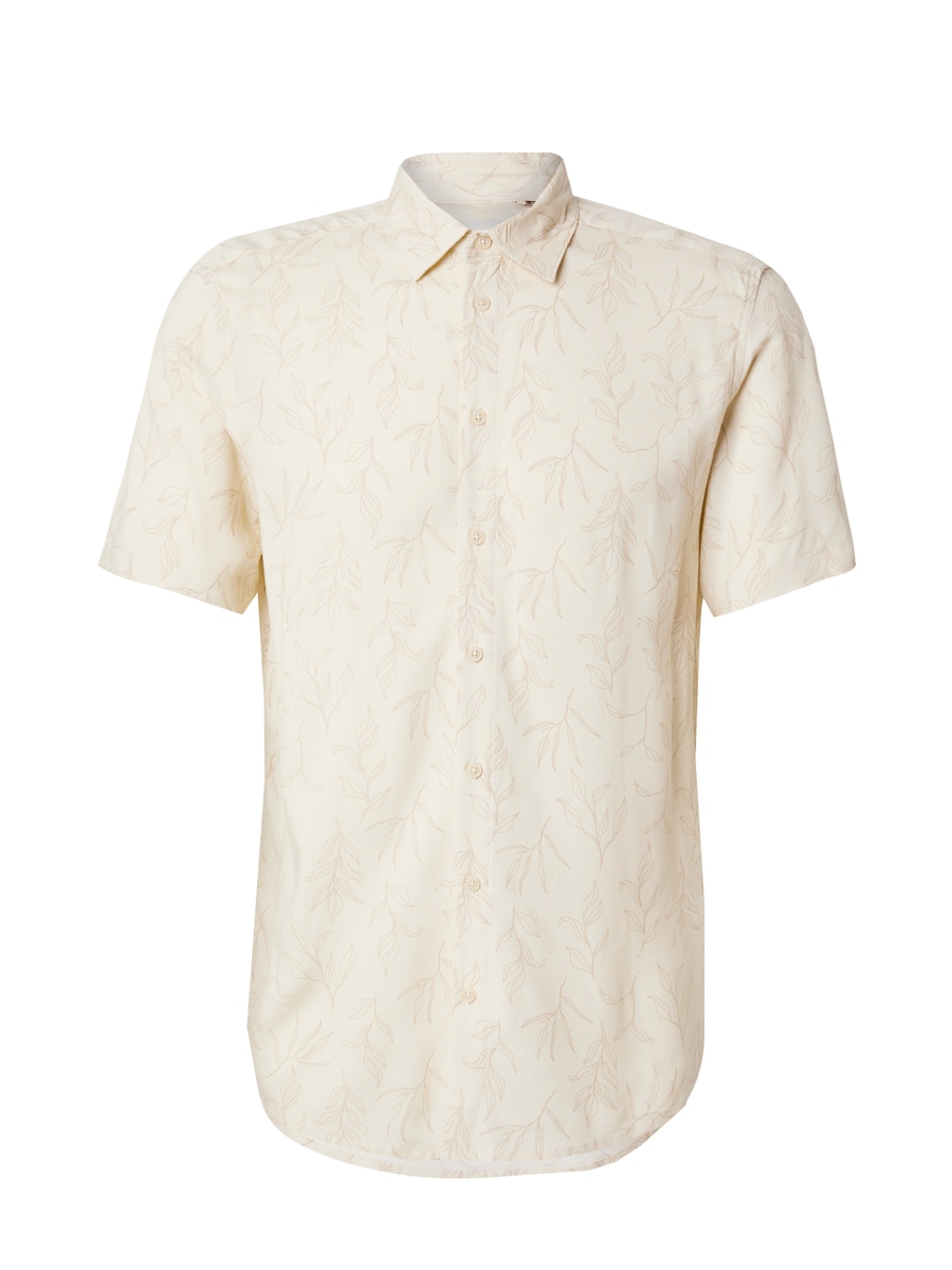 

Рубашка на пуговицах классического кроя BLEND BHACE, бежевый/песочный