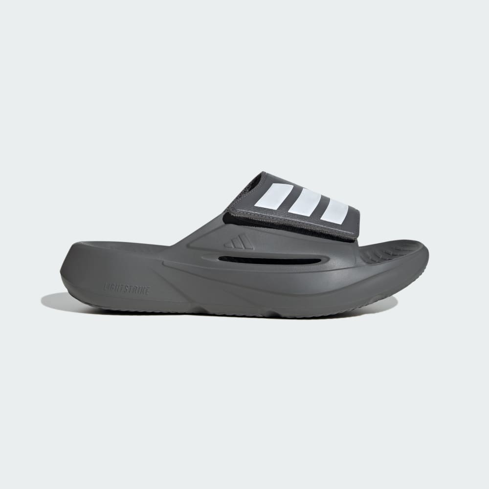 

Шлепанцы Adidas Lightblaze Slides, цвет Grey Four/Cloud White/Grey Four