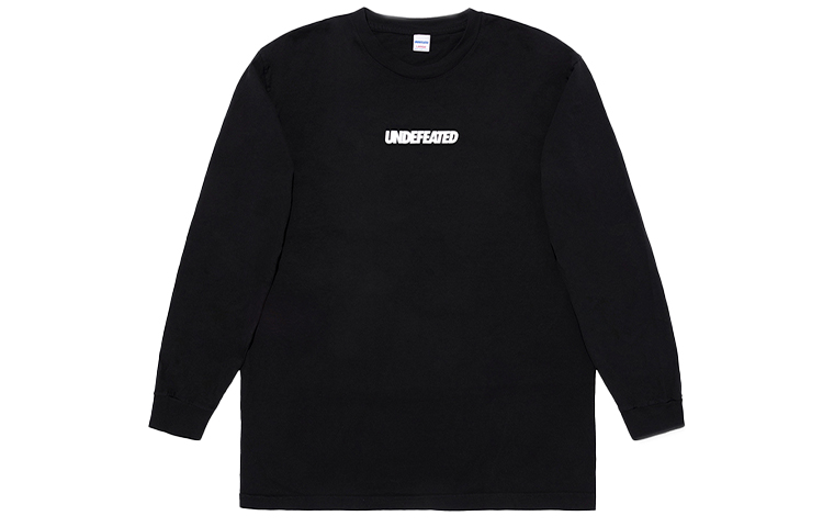 

Мужская футболка прямого кроя с длинными рукавами Undefeated, черный