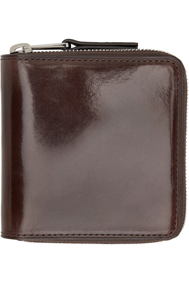

Кошелек Patina zip compact bi fold Lemaire, цвет ristretto