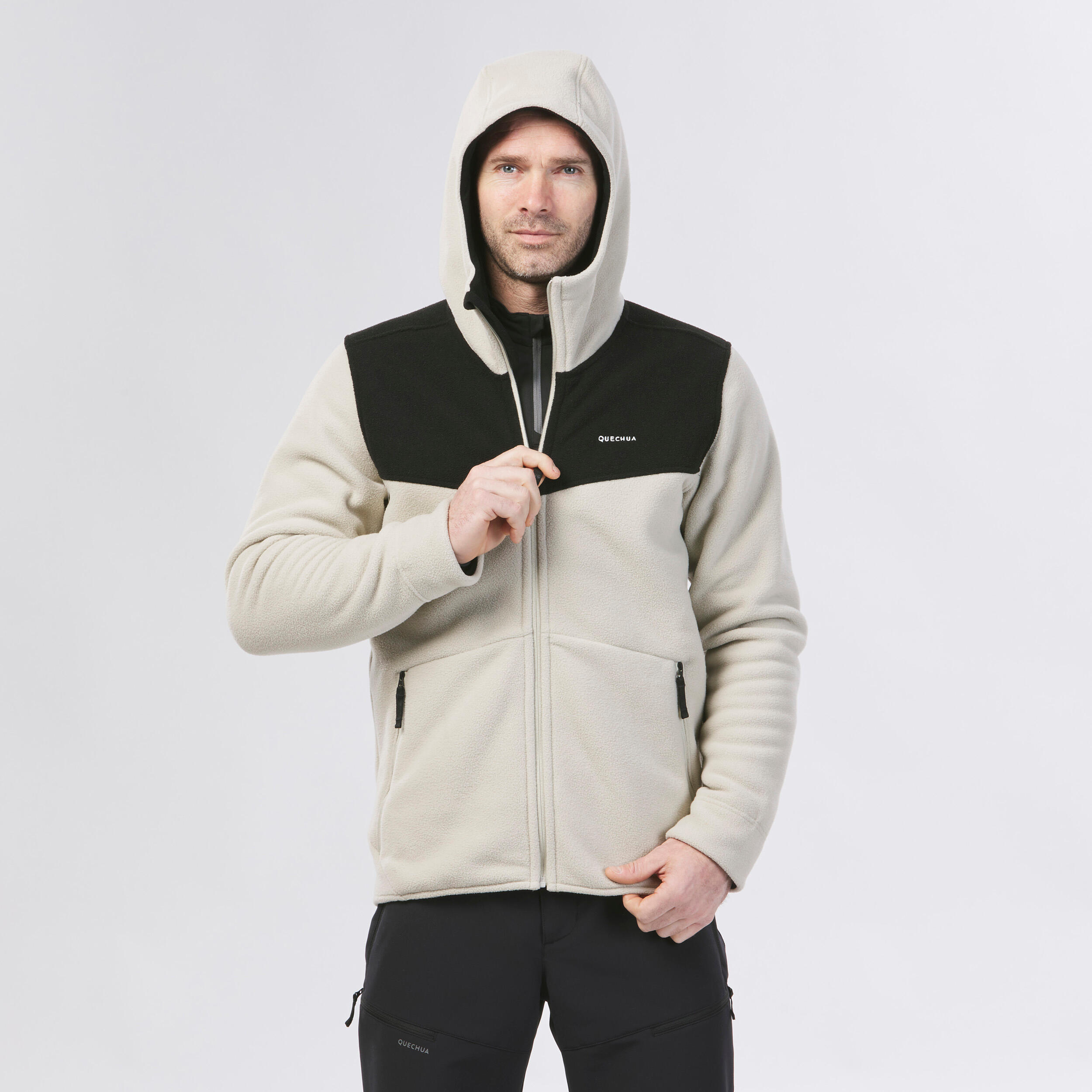 

Мужская флисовая утеплённая куртка для зимнего похода Quechua SH100 U-WARM