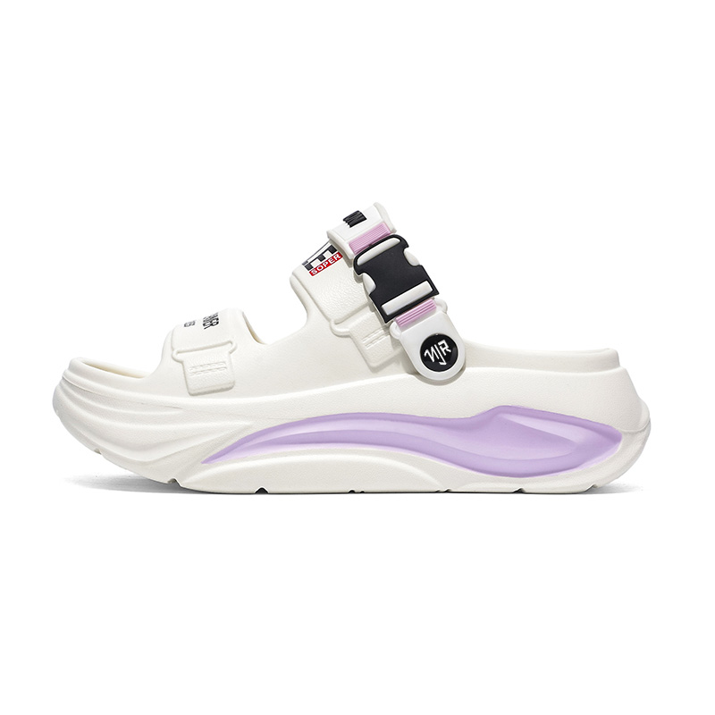 NANJIREN Пляжные сандалии женские бело-фиолетовые, цвет White Purple