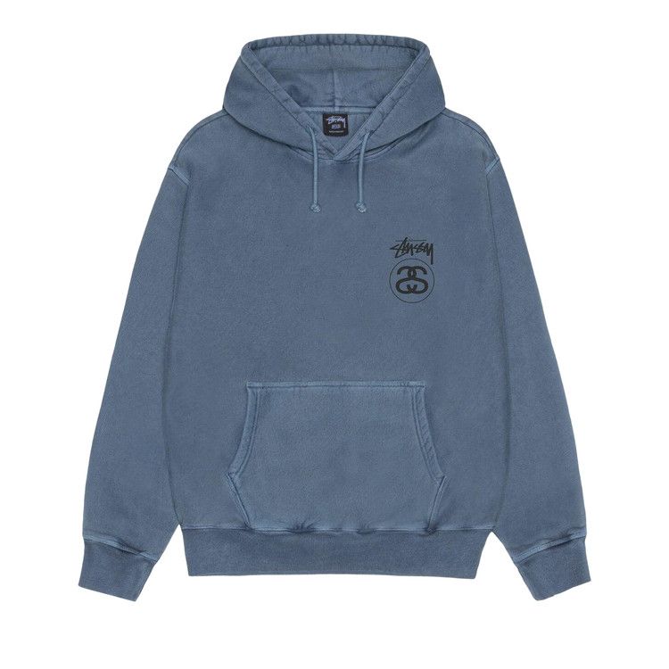 

Худи Stussy Stock Link Hoodie Pigment Dyed 'Navy'