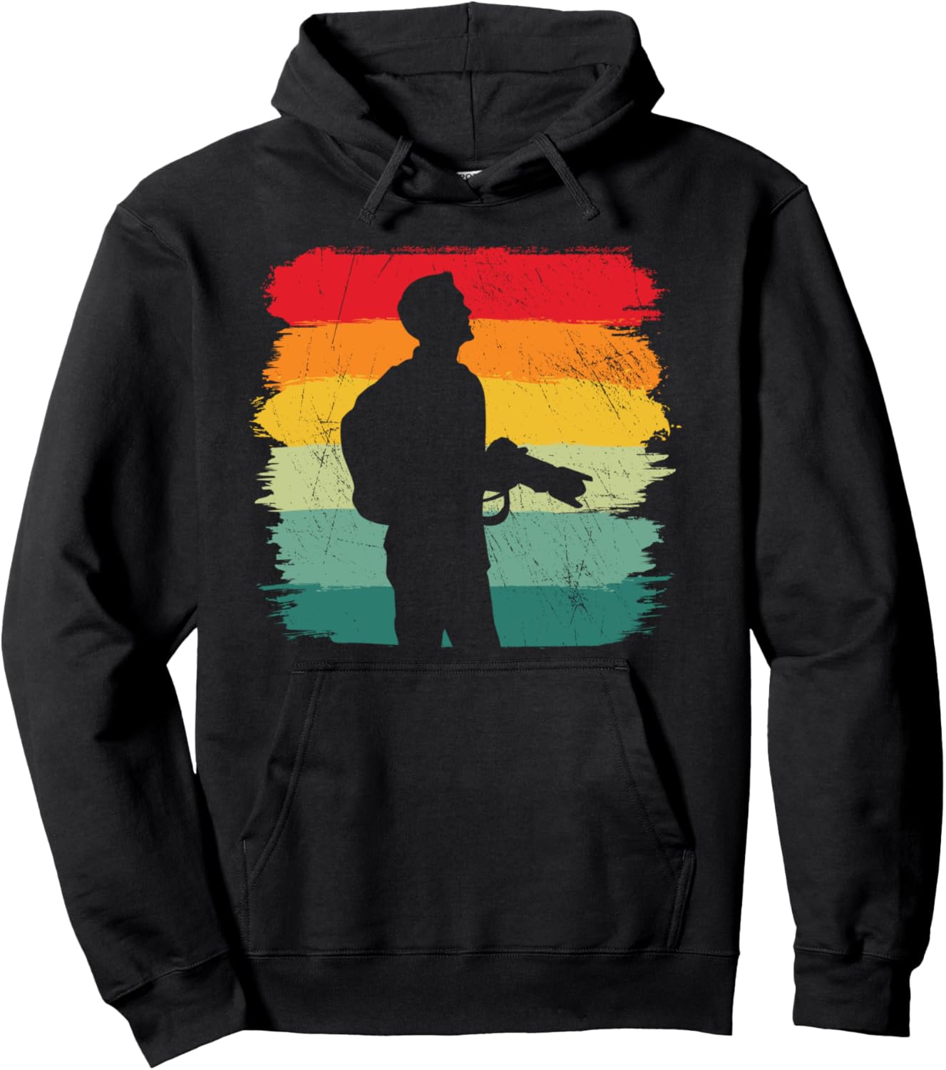 

Худи с изображением ретро-объектива фотоаппарата Retro Photography Camera Lens Designs, черный