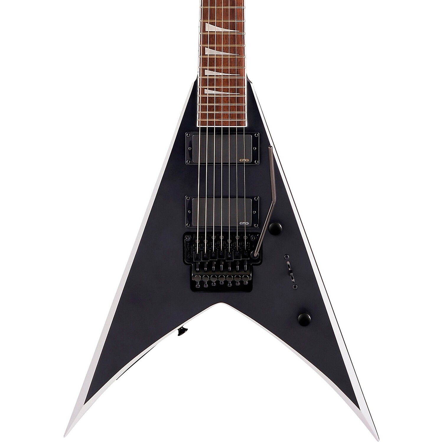 

Jackson X Series King V KVX-MG7 Satin Black с серыми фасками Primer Grey