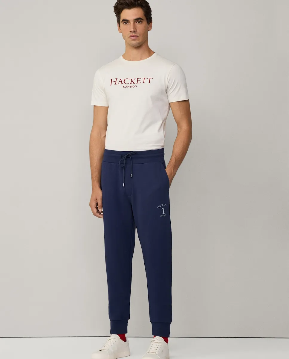 

Мужские спортивные брюки Heritage из флисовой ткани Hackett, тёмно-синий
