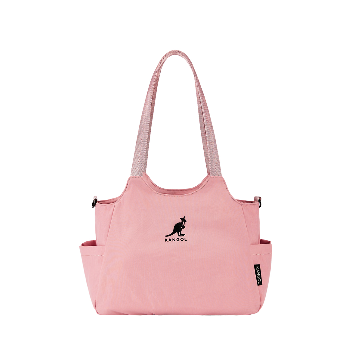 

KANGOL Нейлоновая сумка-шоппер среднего размера унисекс светло-серая слоновая кость персиковый розовый черный, Pastel Pink