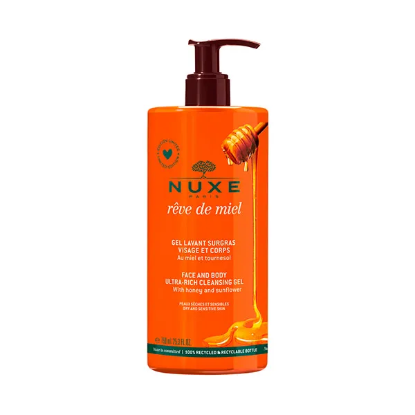 

Дерматологический очищающий гель Rêve De Miel Nuxe, 400 ml