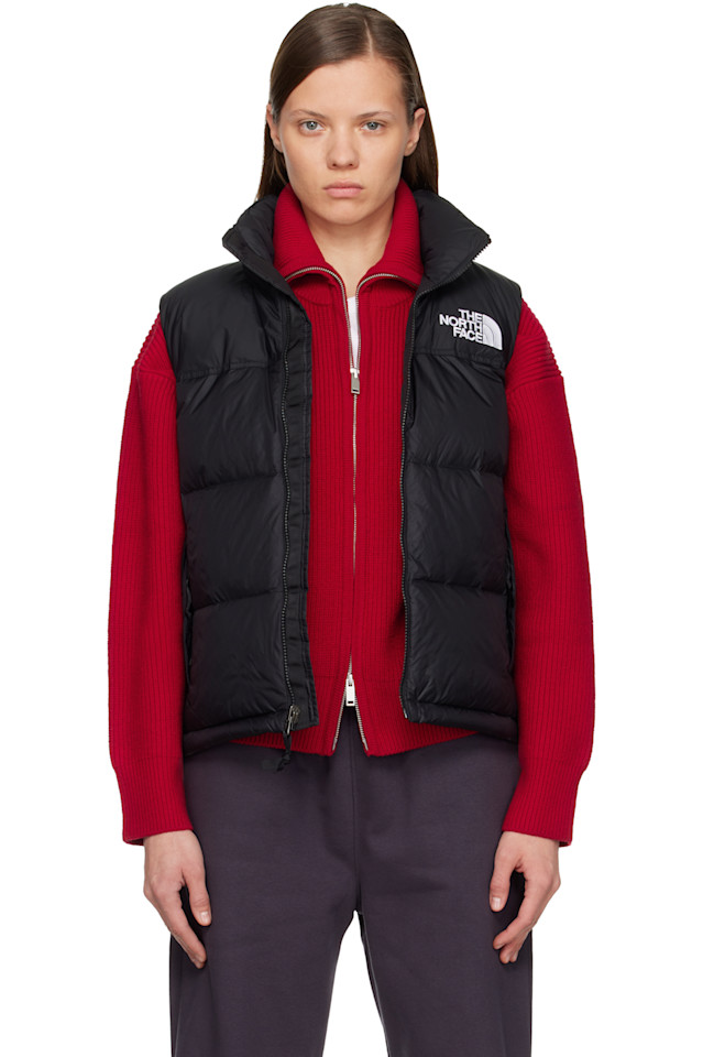 

The North Face Черный ретро-пуховый жилет Nuptse 1996 года