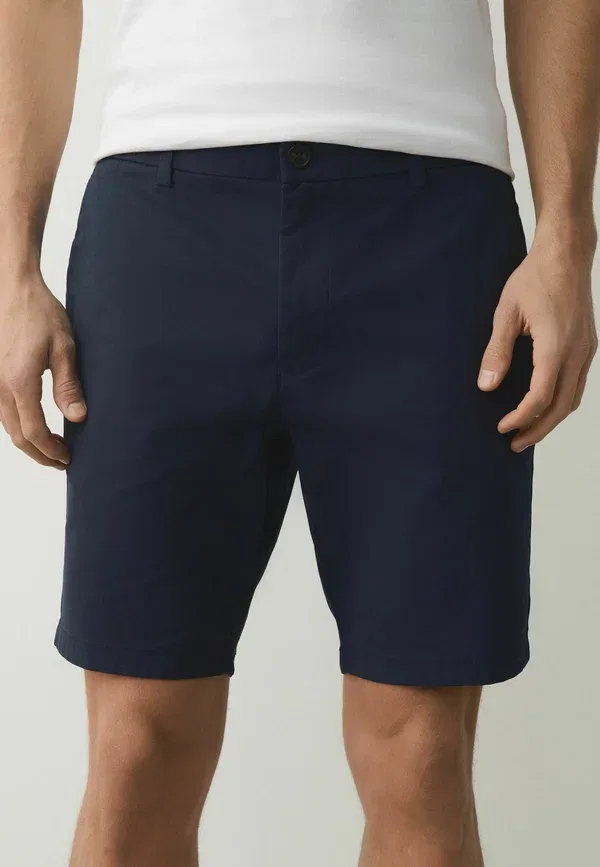 Шорты чинос Next, Skinny fit stretch, цвет чернильно-синий